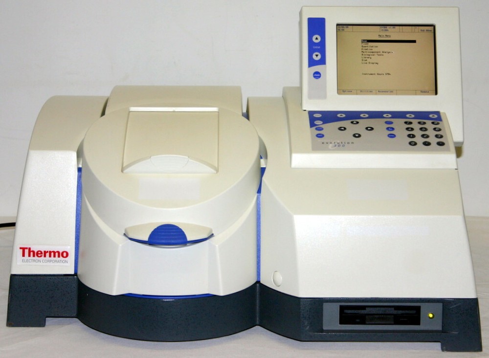 THERMO ELECTRON NICOLET VISIBLE SPECTROPHOTOMETER, MODEL EVOLUTION 300 LC