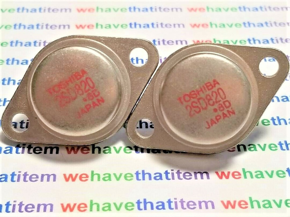2SD820 / TRANSISTOR / TO3 / 2 PIECES (qzty)
