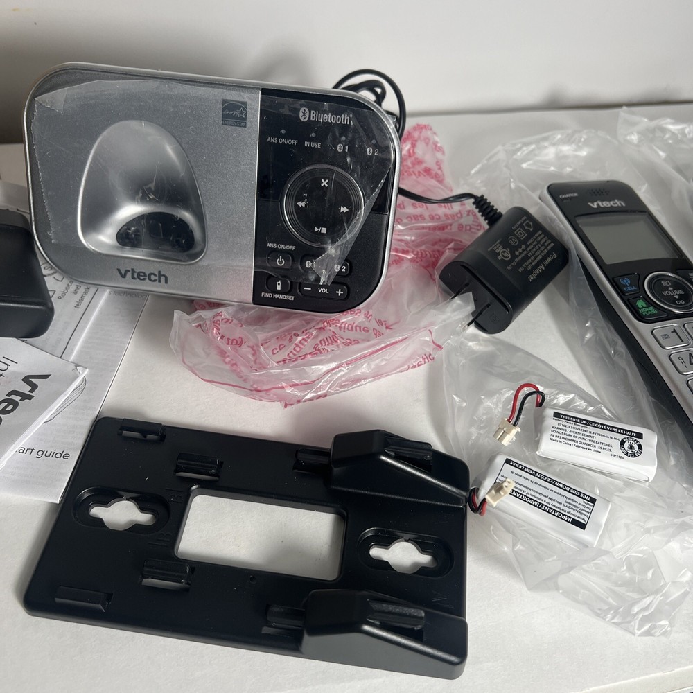 VTech VS112-2 Silver DECT 6.0 Bluetooth 2 Handset Cordless Answering System