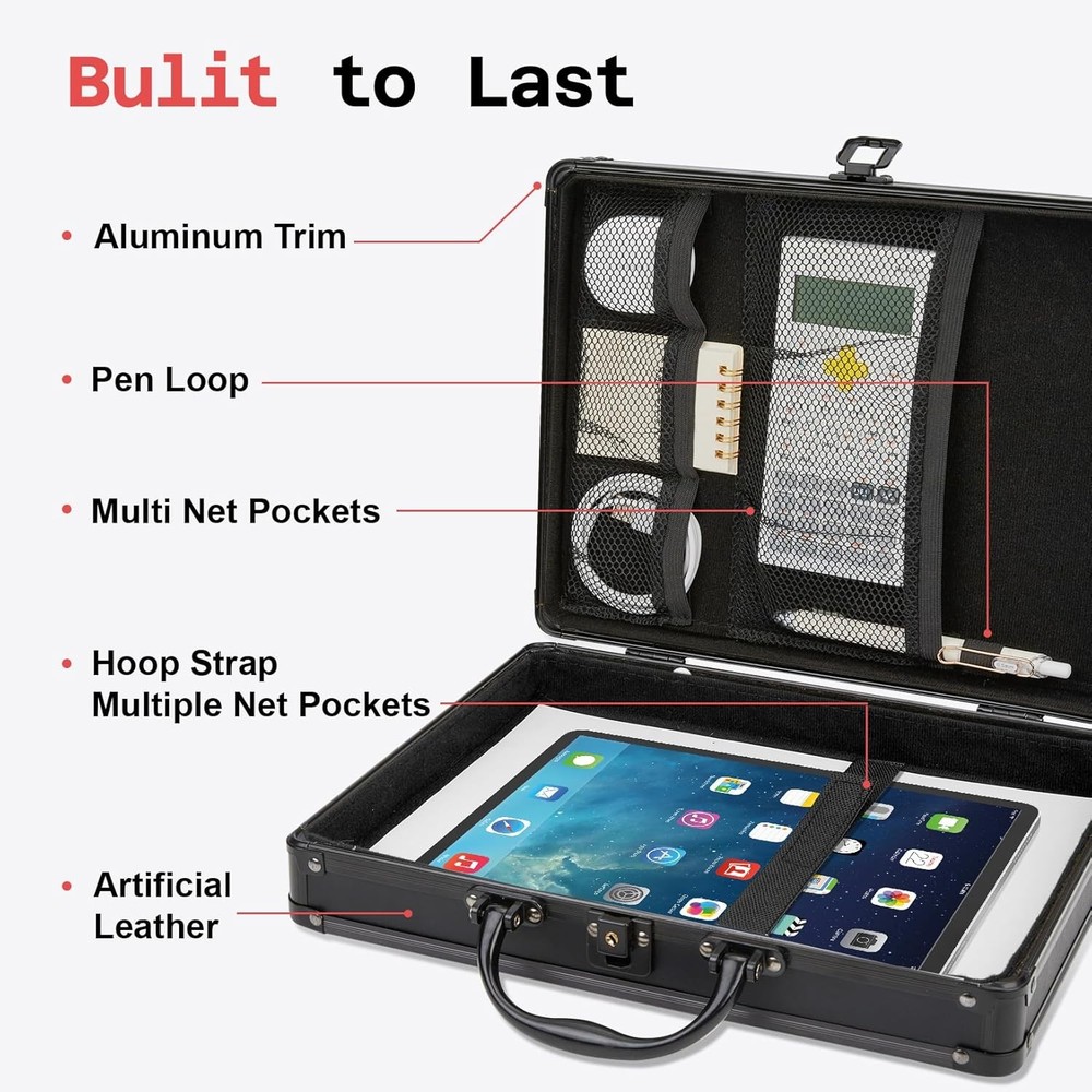 Locking Clipboard Storage Box Heavy Duty Clipboard with Storage Aluminum