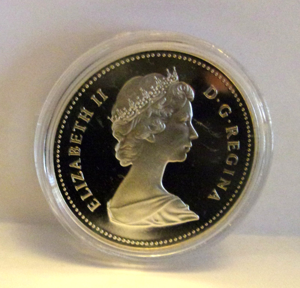 1983 Canada Edmonton Silver Dollar - Cameo Proof