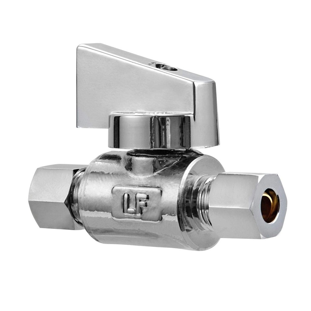 Minimprover 2 Pack Premium Brass 1/4" Compression x 1/4" Compression Angle Va...