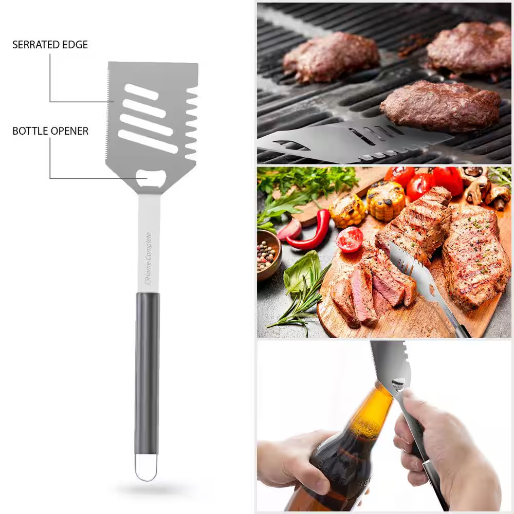 Stainless Steel BBQ Grill Tool Set with Storage Case