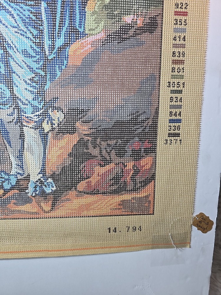 gobelin needlepoint canvas. 65 x 50.