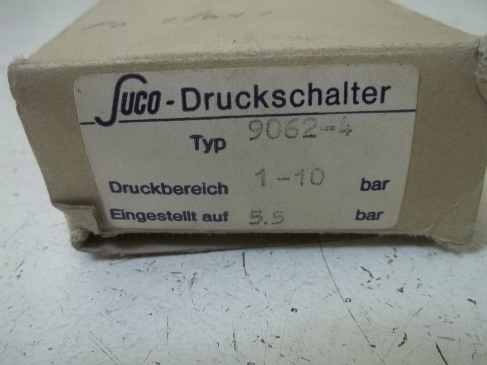 SUCO 9062-4 SOLENOID COIL NSMP