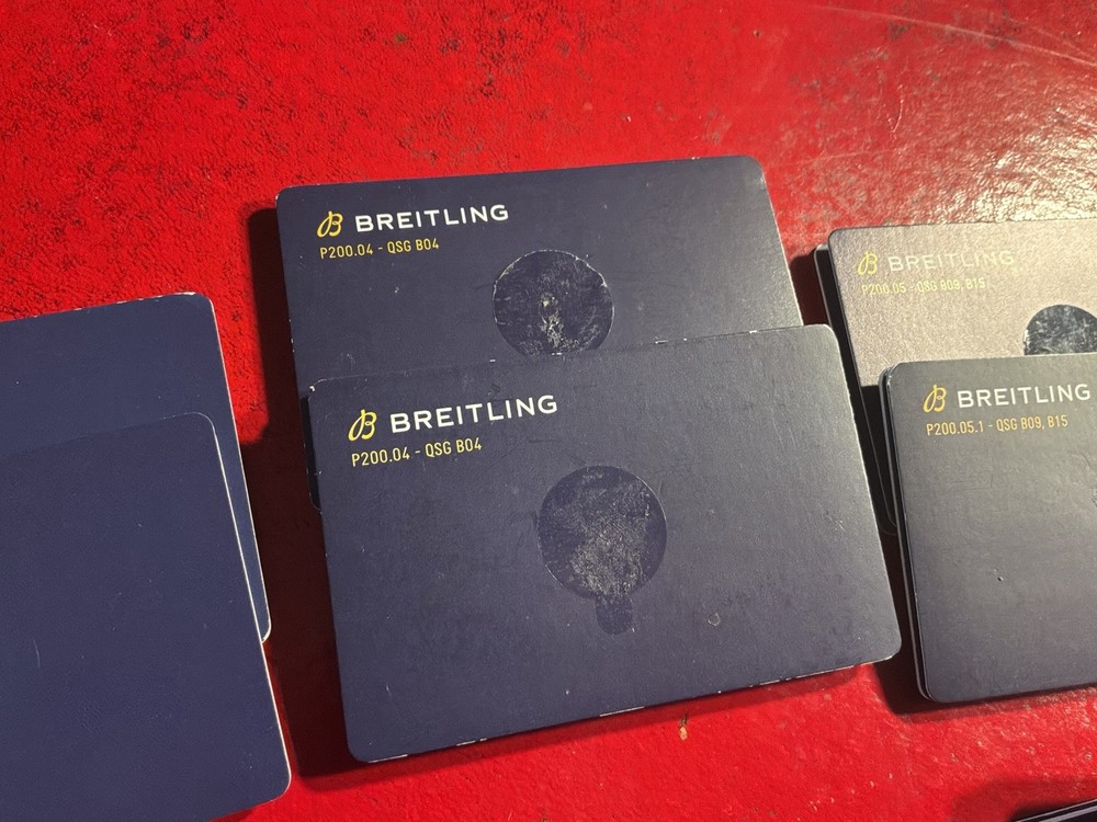 Breitling Quick Start Guide Booklet Manual, For Different Watch Models Available