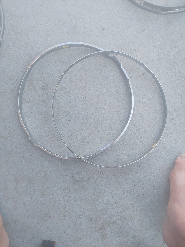 Hoop 14" Set Cast Frame Bottom Snare Drum Hoops