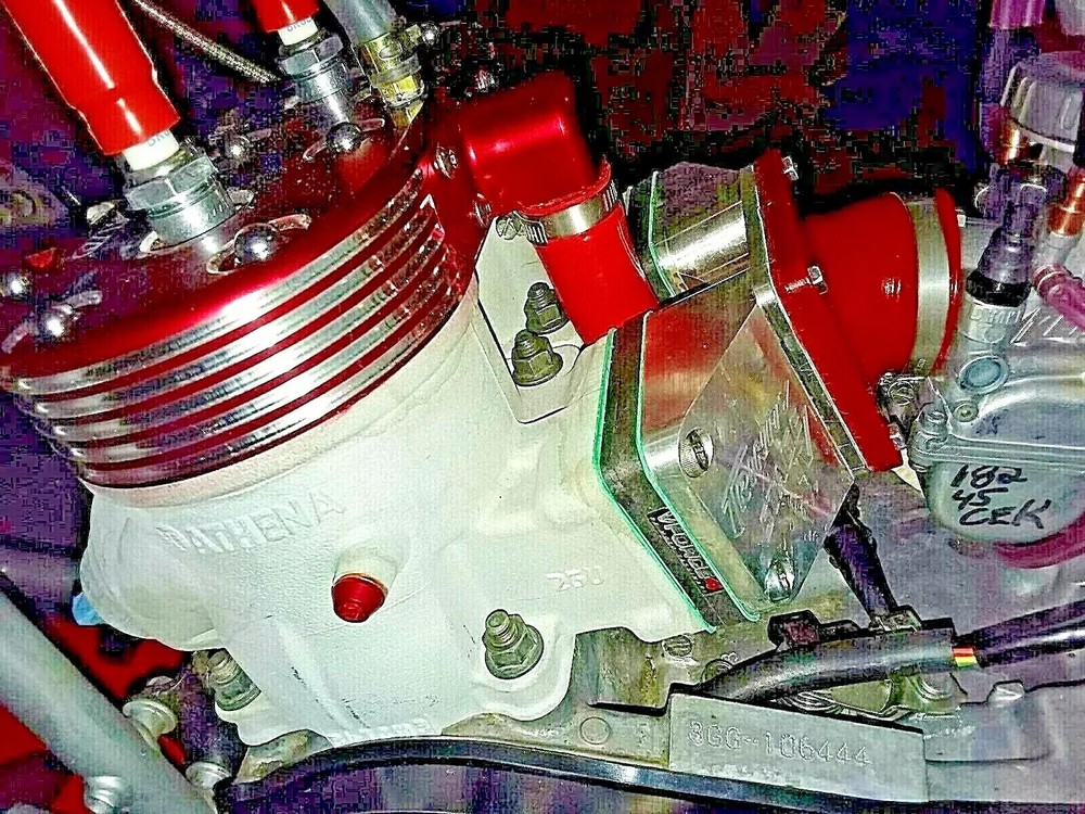 YAMAHA BANSHEE TRINITY 2 INTO 1 INTAKE SINGLE CARBURETOR THROTTLE CABLE
