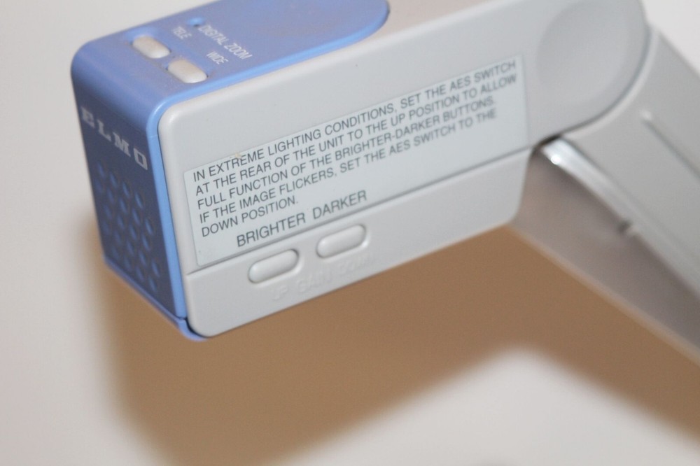 Elmo HV-11-110XG Digital Visual PresenterProjector + Power Supply & Cable TESTED