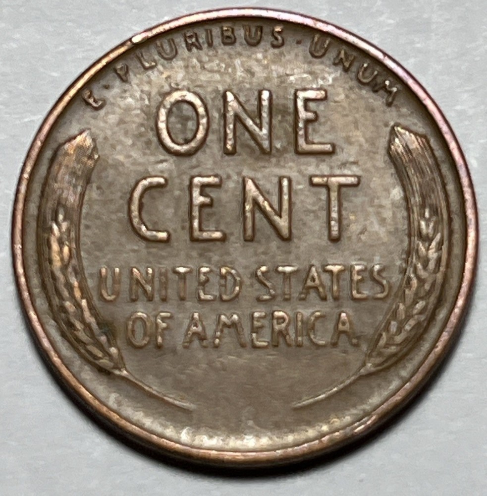 1942 Wheat Penny Error Deformed 2 Date Error