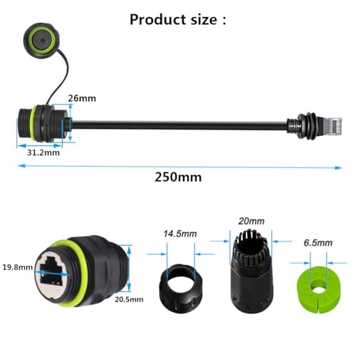 Starlink Mini/Gen3 Ethernet Adapter,Starlink Mini Cable Extender Adapter to