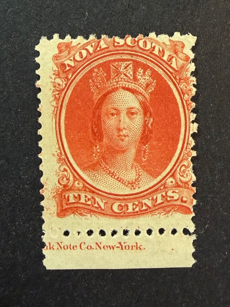 Nova Scotia # 12 MH Scott Value $ 11.00