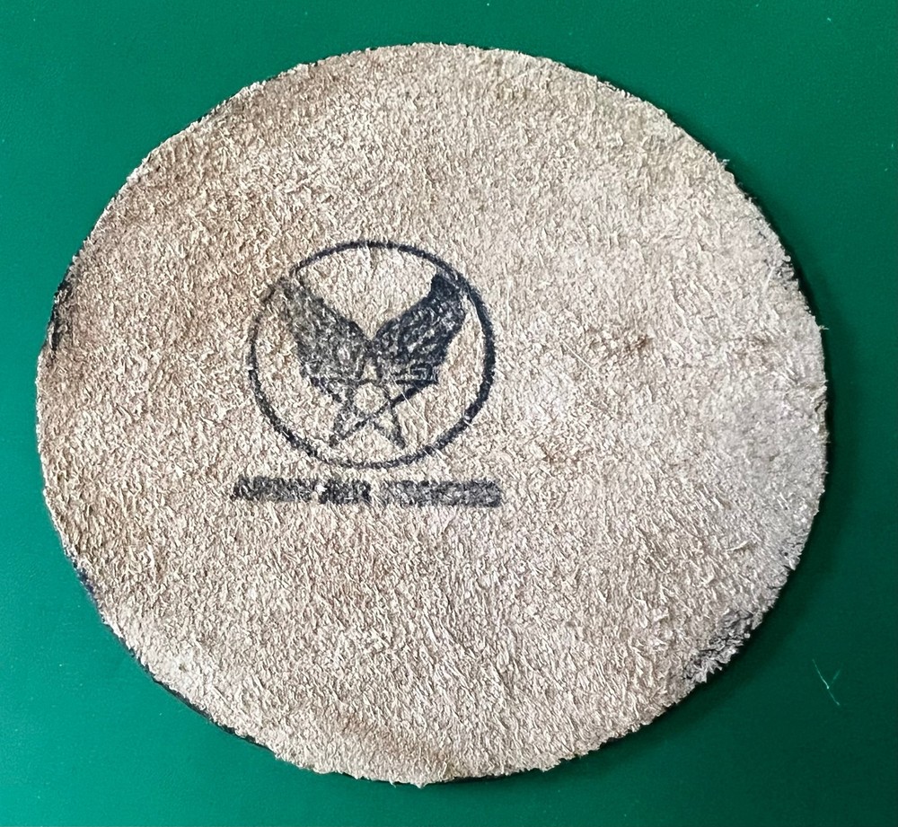 8TH ARMY AIR FORCES LEATHER STUBBY WING SHOULDER PATCH W/BORDER