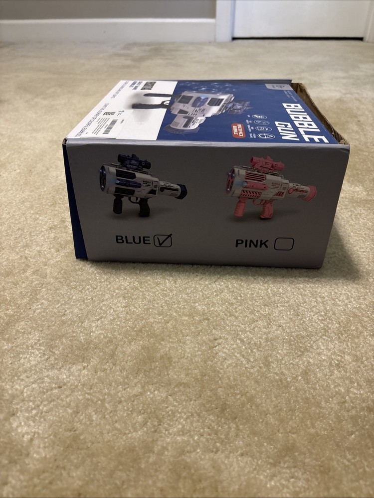 Open Box Versditas Automatic Bubble Gun Rocket Launcher With All Accessories