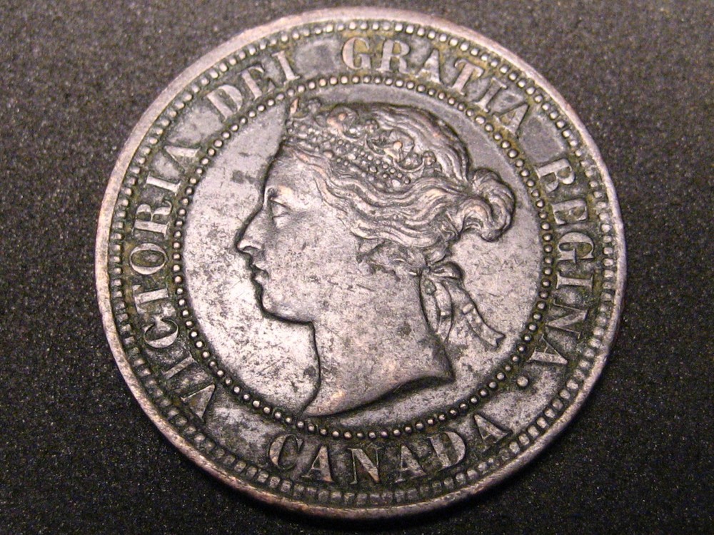 1876-H Canadian Large Cent