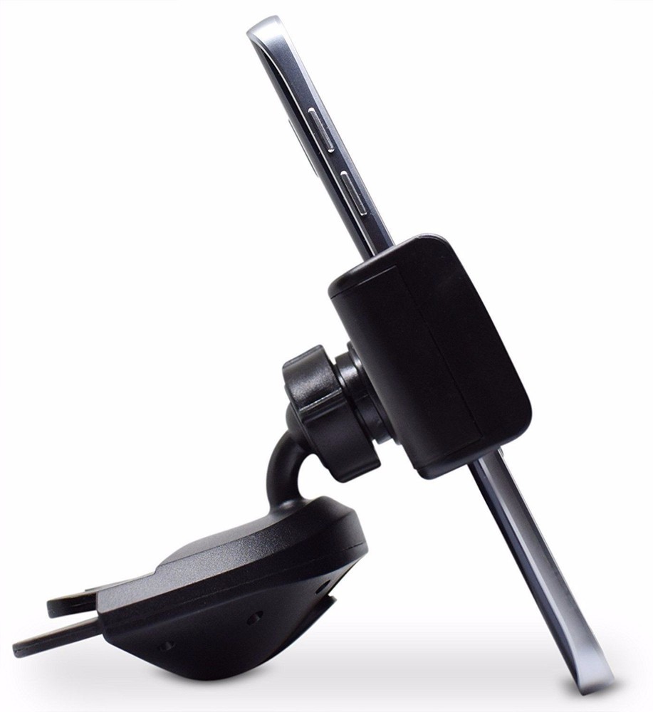 Teslan Disc Cradle Series CD Car Mount Phone Holder for iPhone and Android