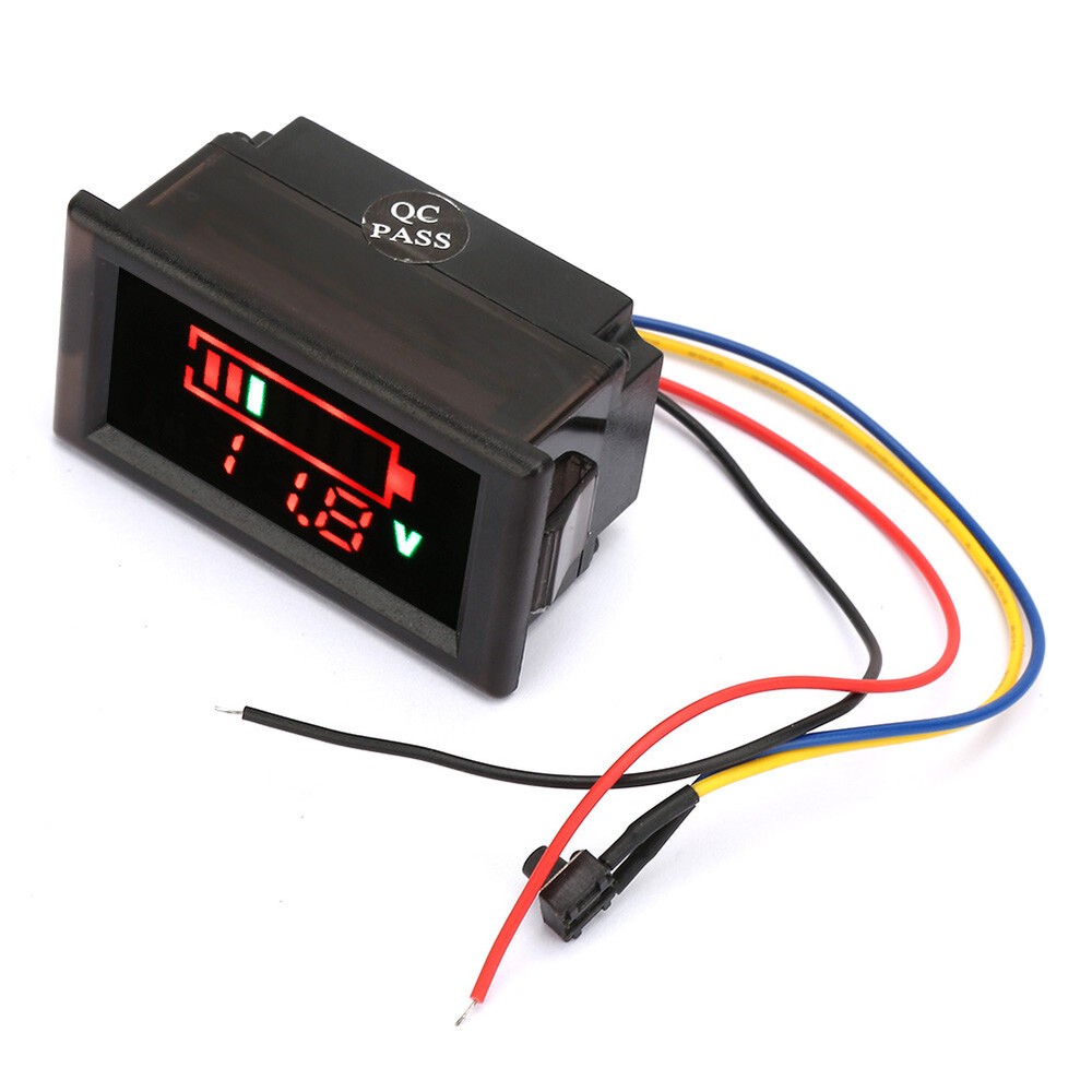 YB28VE W Waterproof Electrical Car Digital Display Battery Indicator Voltmeter