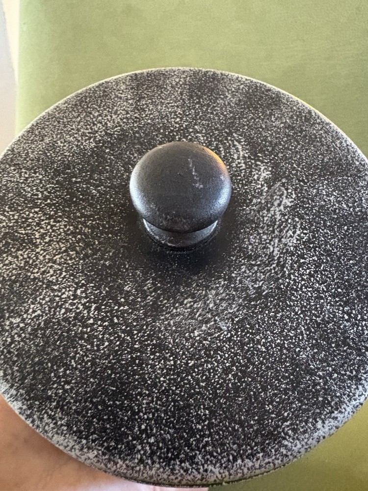 Witch And Cat Black Tin Container With Lid