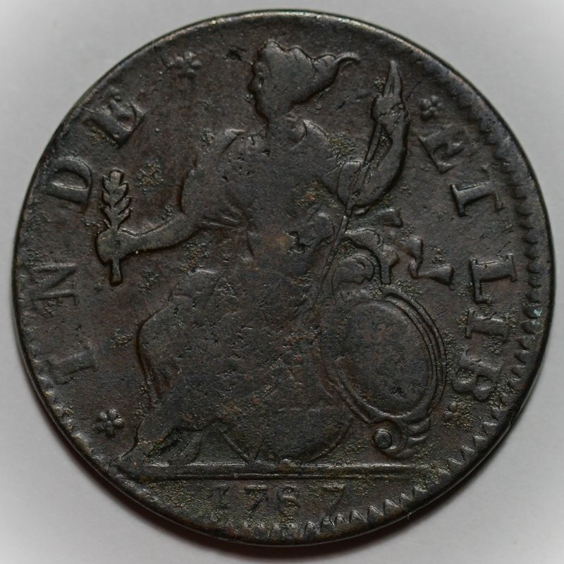 1787 Connecticut Colonial Copper - Mailed Bust Left