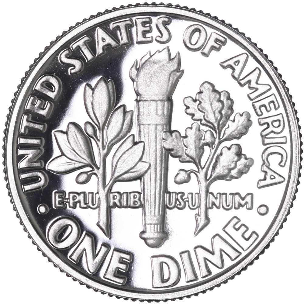 1985 S Roosevelt Dime Gem DCam Proof CN-Clad