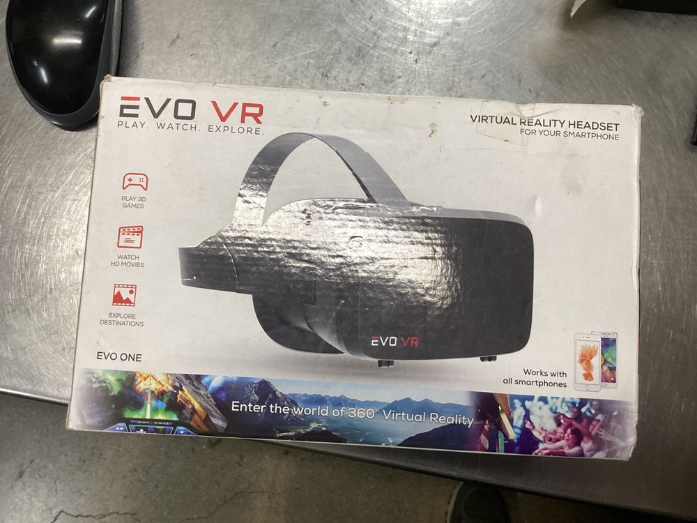 EVO VR Goggles 360 Virtual Reality & Augmented Reality Headset for Smartphone