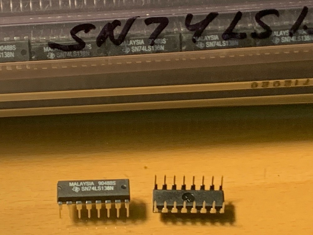 SN74LS138N - TI IC - 3-8 LINE DECODER/DEMUX, 16-PDIP.