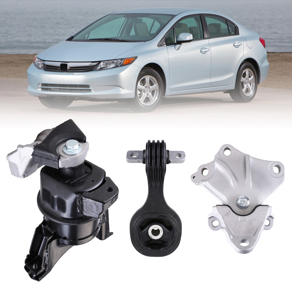 Engine Motor & Trans Mount Set for 2012-2013 Honda Civic 1.8L for Automatic