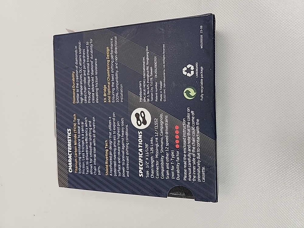 KMC DLC 12-Speed Chain. Black