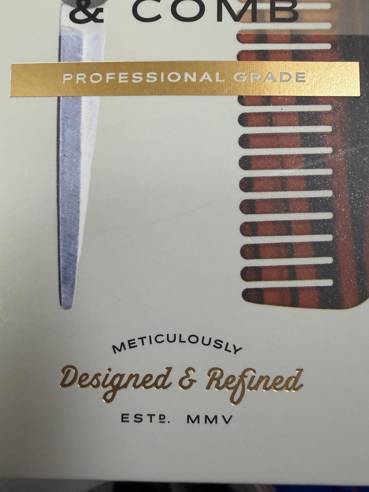 Cremo Pro Barber Shears & Comb Professional Grade