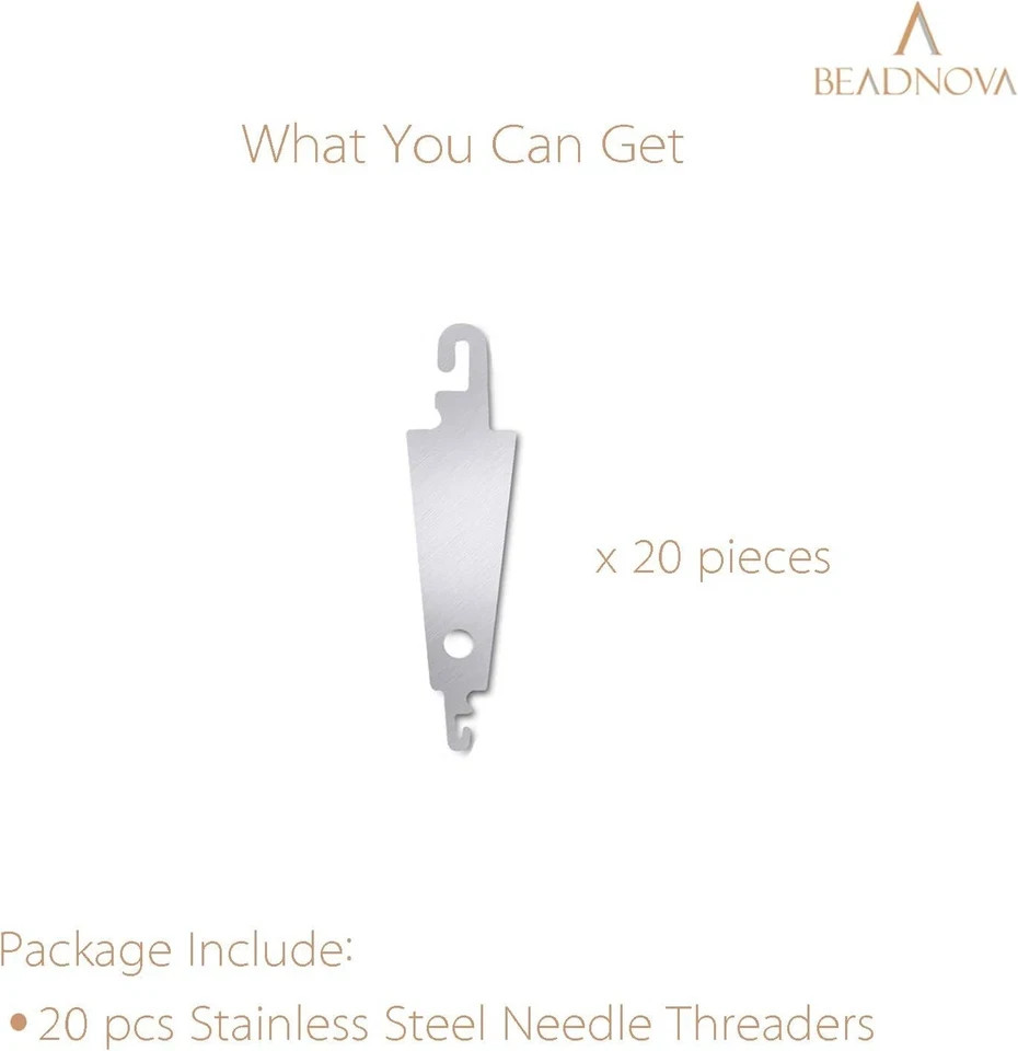 Needle Threaders 20Pcs Stainless Steel Sewing Needle Threader Tool Needle Thread