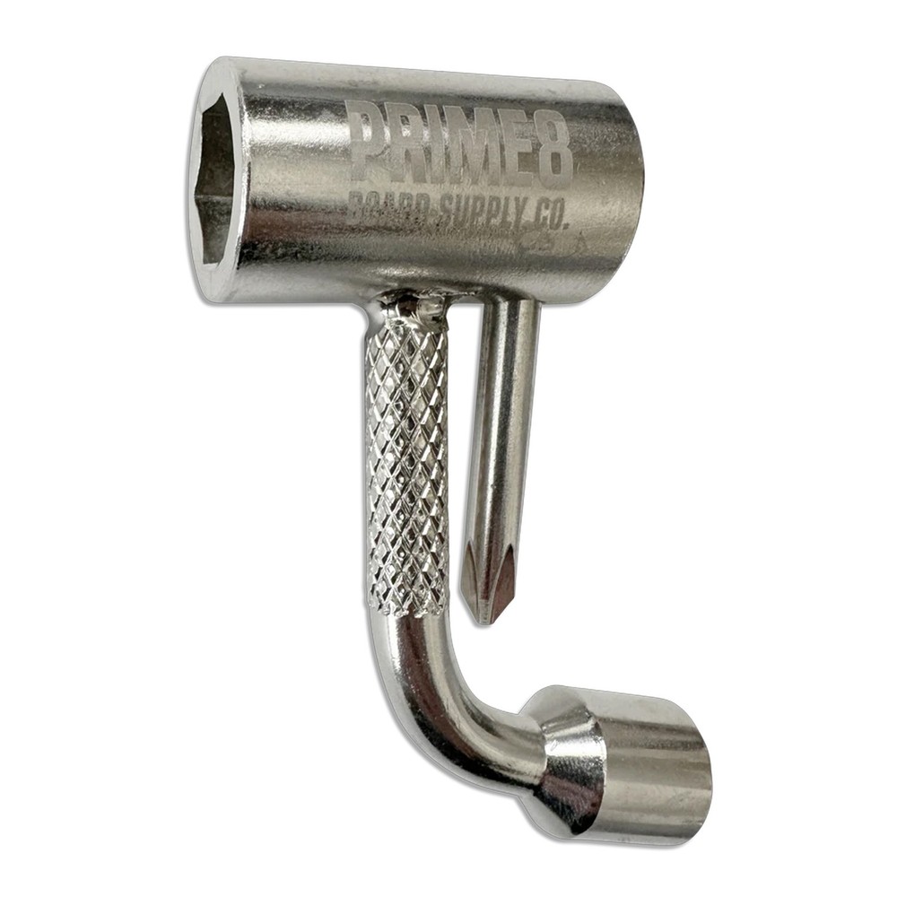 Prime8 Skateboard Tool Coil Pocket Sized - Silver