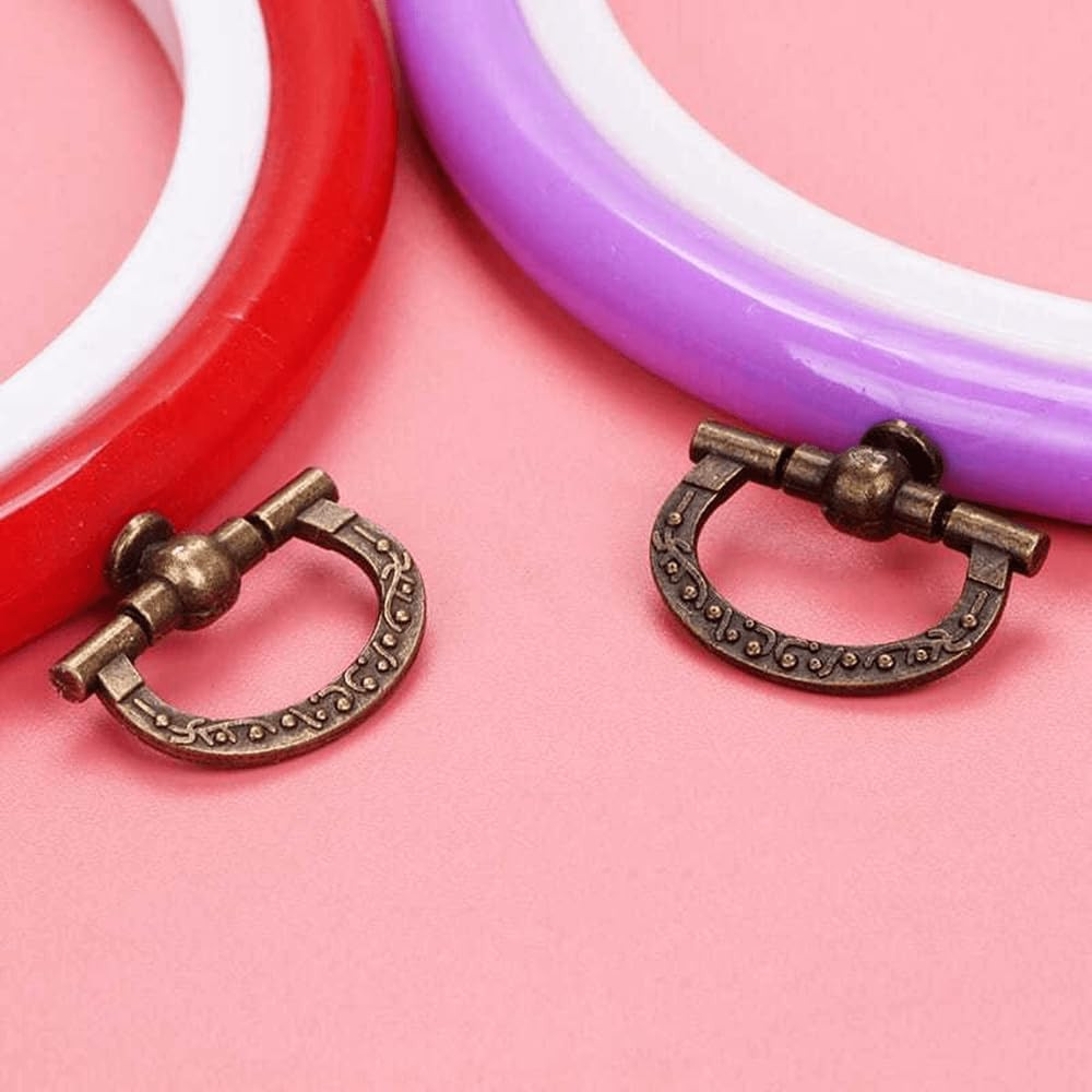10Pcs Mini Cabinet Pulls, Self-Tapping Screws Knobs Handles for Jewelry Box Draw