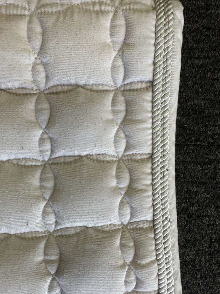 Shires Dressage Saddle Pad White Large