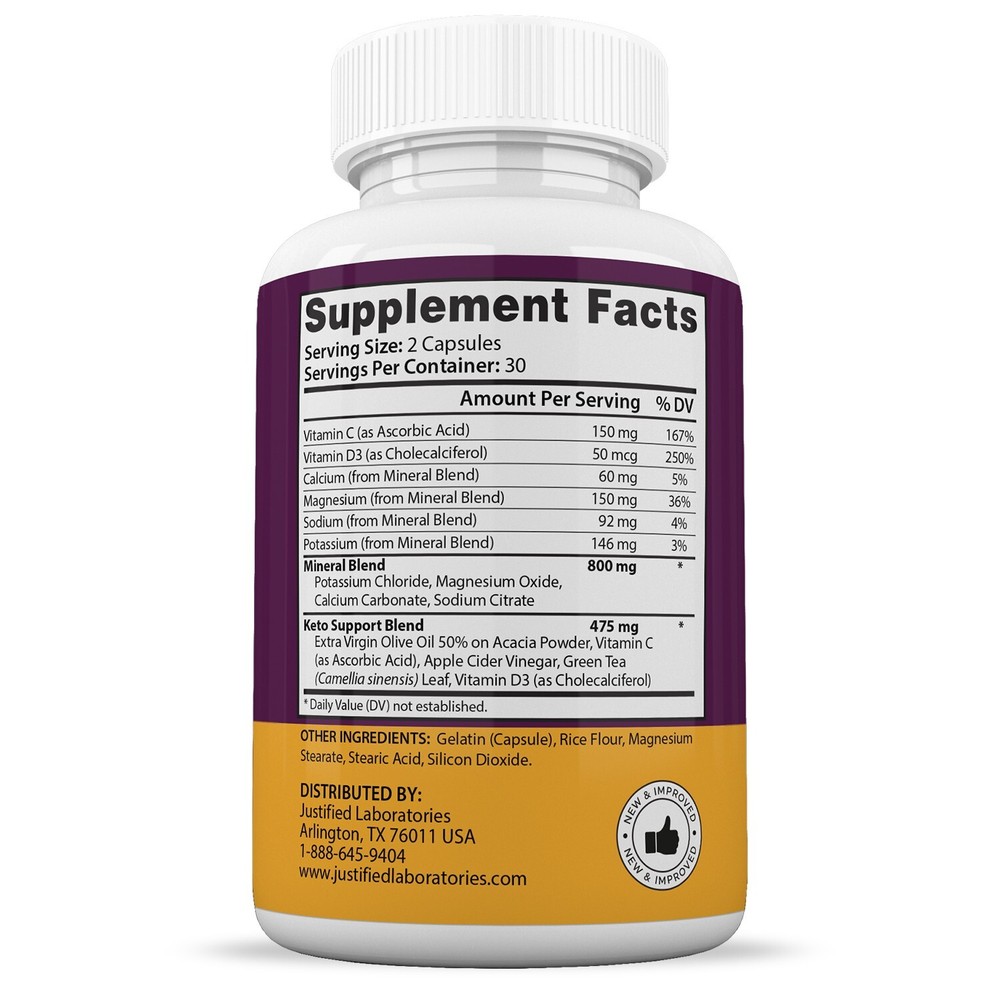 Keto Advantage ACV Pills 1275MG New Improved Formula 10 Pack
