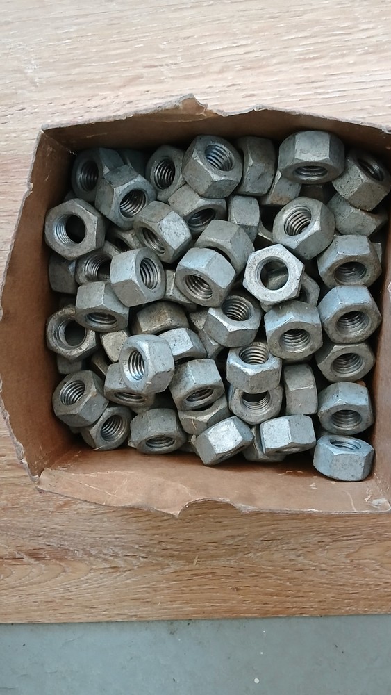 Galvanized nuts 5/8-11 Heavy Hex  pack of (50)