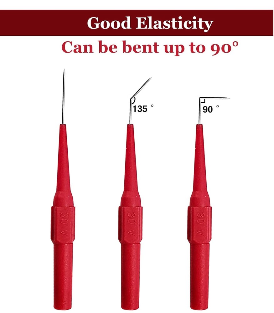 0.7mm Extra-Thin Multimeter Leads & Back Probe Kit for Precision Testing