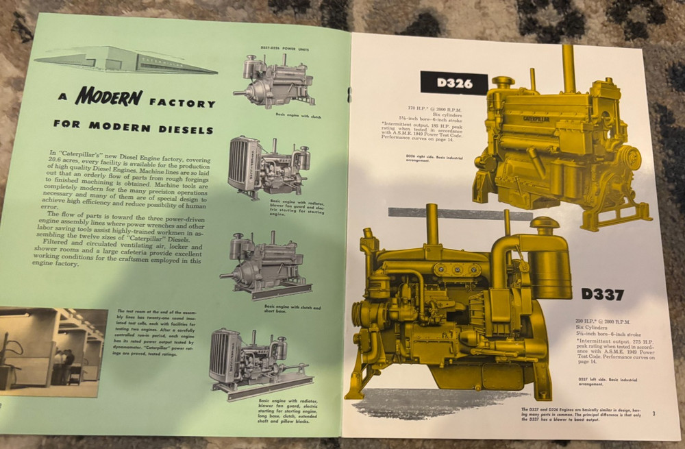 Caterpillar CAT D337 & D326 Diesel Engine Brochure AMIL26