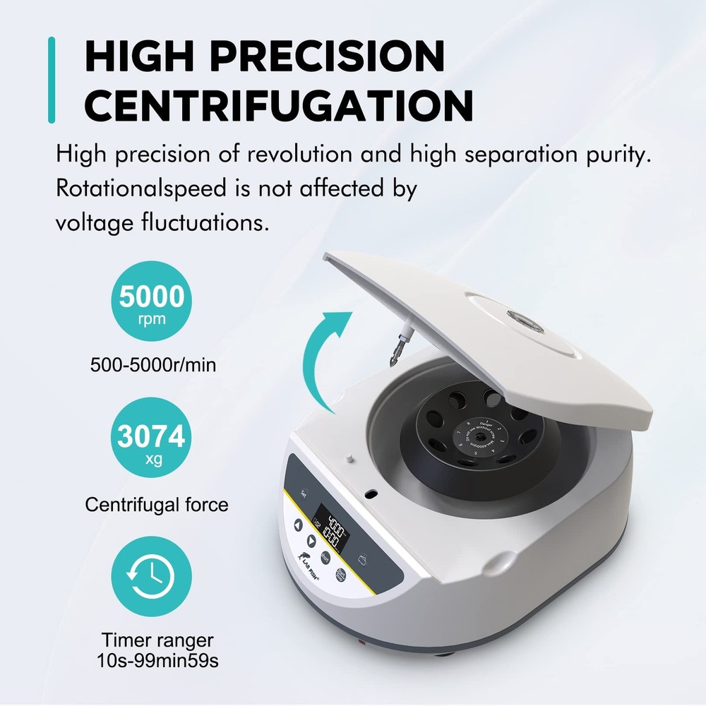 LAB FISH Lab Benchtop Centrifuge Machine 8 x