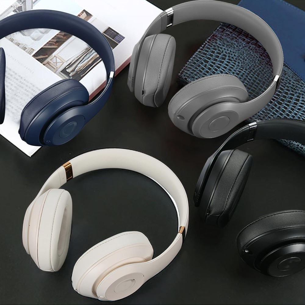 Replacement Ear Pads Cushions Compatible with Beats Studio 3.0/2.0, Grey