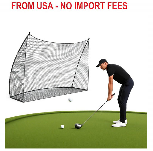 10x7ft Portable Golf Practice Hitting Net Indoor Personal Driving Range Training