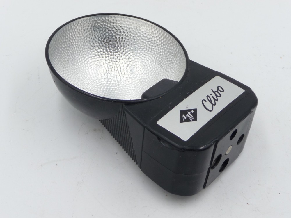 Agfa Click II with Clibo flash and cases