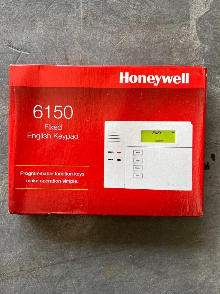 Honeywell 6150 Keypad White Programmable Function Keys