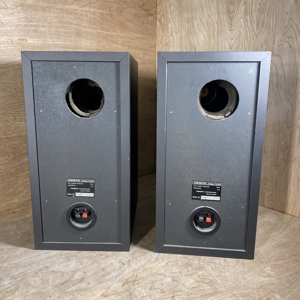 Onkyo PS-05U Stereo Speakers Tested & Working