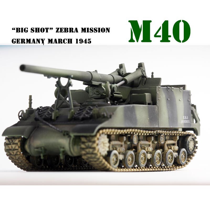 1/72 US M40 self-propelled artillery model 1945 Germany
