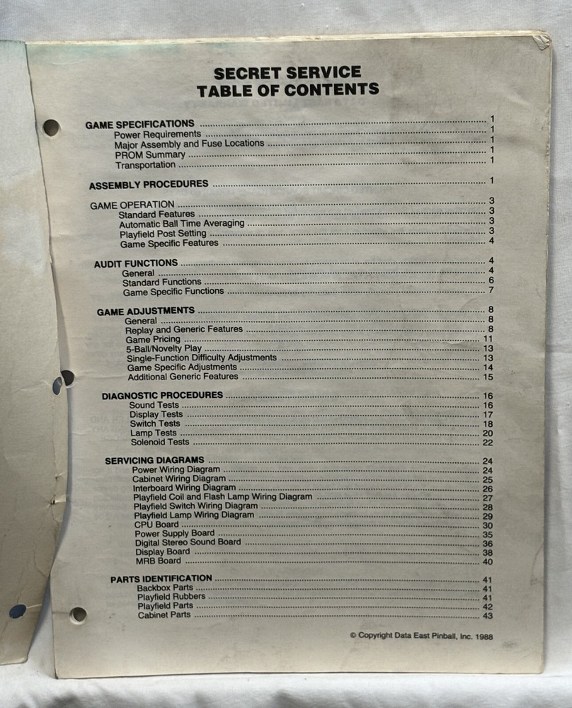 ORIGINAL-DATA EAST-SECRET SERVICE-INSTRUCTION MANUAL