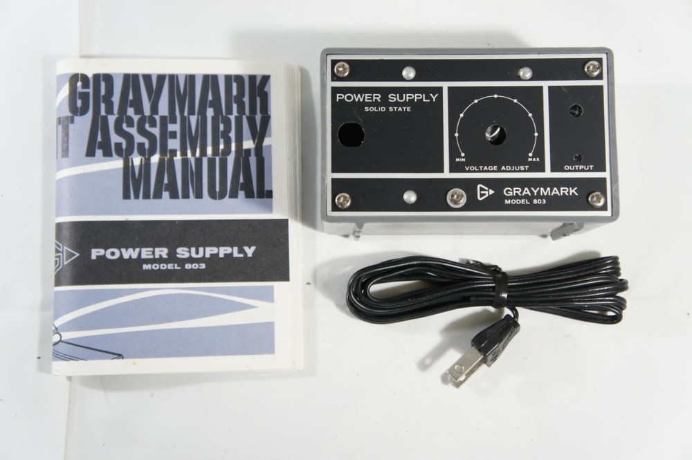 GrayMark 803 Model Train Power Supply, NEW, Ready for Assembly