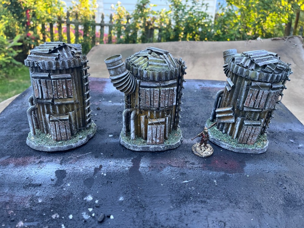 Sci-Fi Terrain pieces 21 – Tabletop Gaming scratch built.
