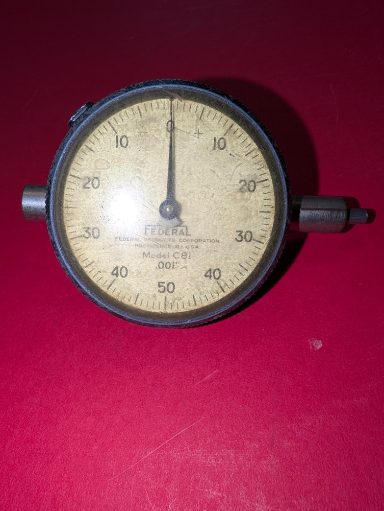 Federal Dial Indicator Model C81 .001" Providence RI