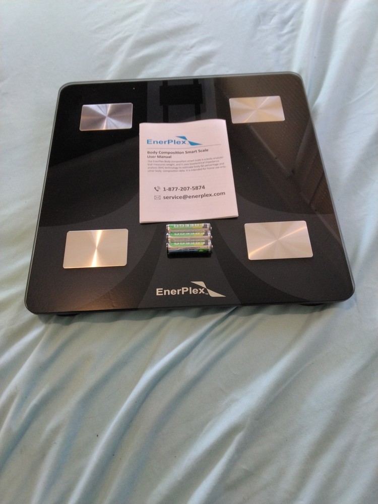 EnerPlex Body Composition Smart Scale High-Precision Android iOS, BMI, Body Fat
