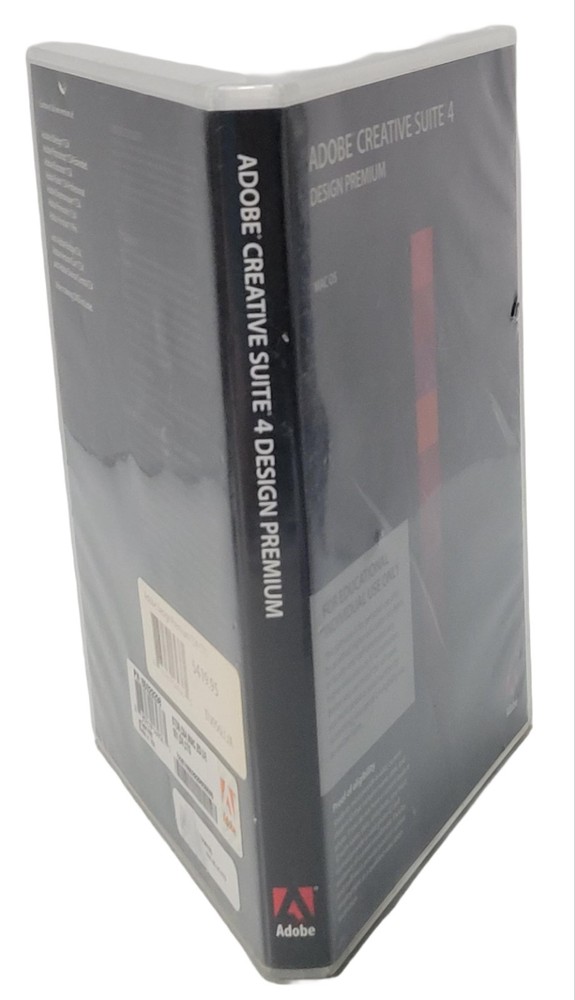 Adobe Creative Suite 4 CS4 Design Premium MAC OS Student Version W/ Product Code